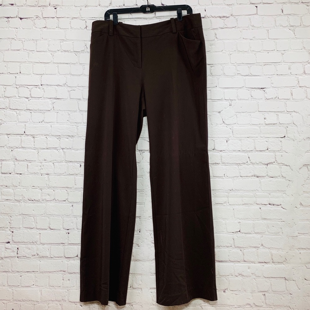 Nine Co By 9w Nine West Brown Dress Pants Size 16